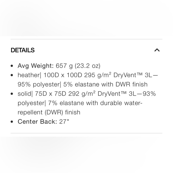 North Face Waterproof/Windproof Jacket - Picture 6 of 7